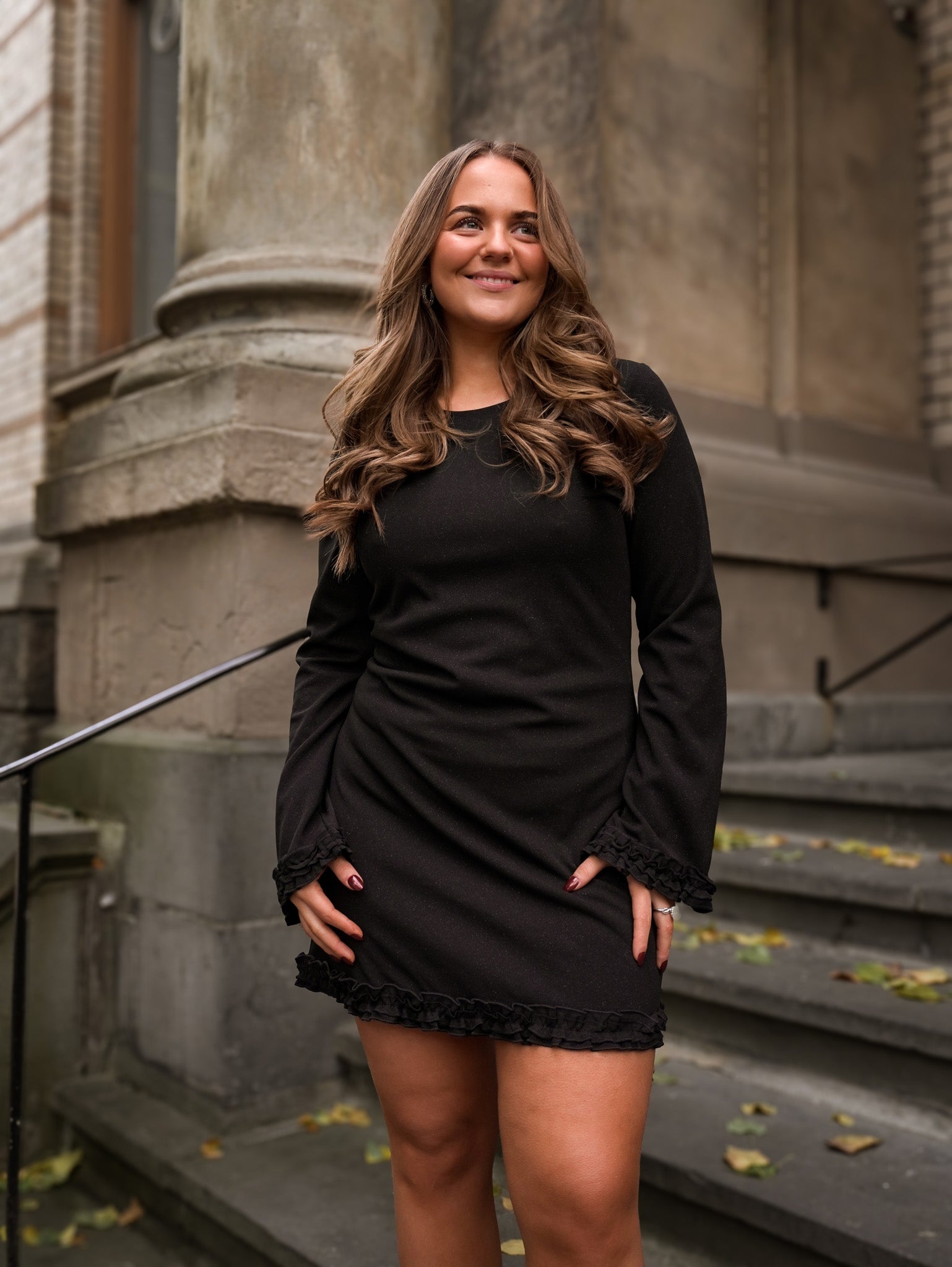 PCPAIGE Short Dress - Black
